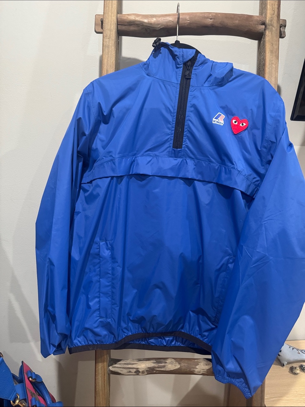 Commes De Garcon Play X KWay full zip packable jacket